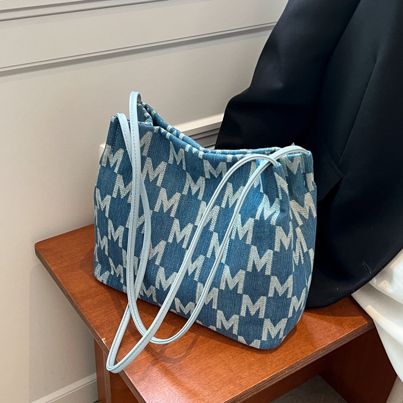 Túi Đeo Vai Chất Liệu denim Thời Trang Mùa Hè 2022 Cho Nữ