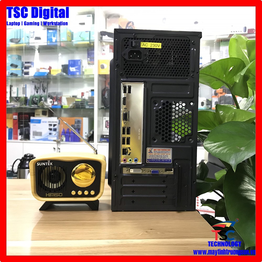 Bộ PC Chiến Game i3-3220 Ram 4Gb/ VGA 1Gb DDR5/ Main Chipset H61 SK1155 | Main + Nguồn + Vỏ Case New