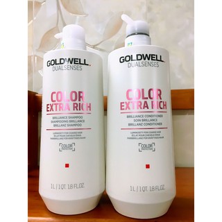 ( Chính Hãng) Cặp Gội Xả Dưỡng Màu Tóc Nhuộm Goldwell Color 1000ml x 2