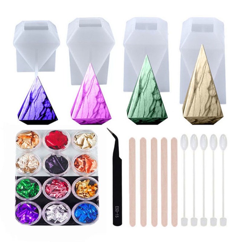 Khuôn Silicone Tạo Hình Nón 3D Làm Trang Sức DIY