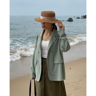 Áo Blazer dài tay 1 lớp, style Korea, vải mịn.