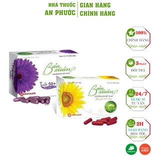 Viên uống Bảo Xuân ⚡ CAM KẾT CHẤT LƯỢNG  ⚡ Viên uống nội tiết tố nữ  dành cho phụ nữ tuổi 30 50 làm đẹp chống lão hóa