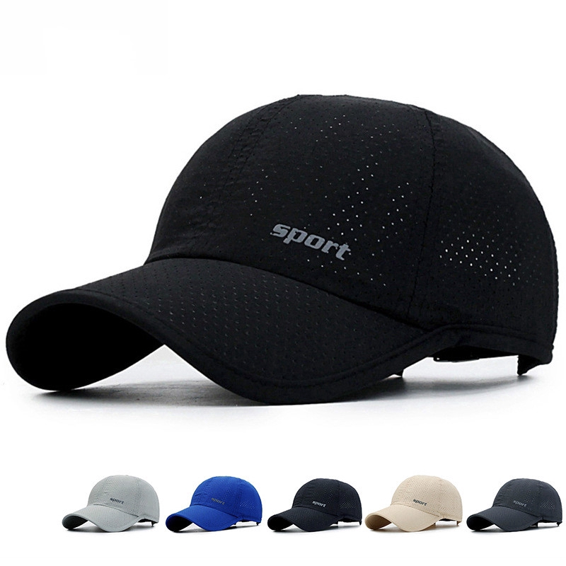 Breathable mesh sport cap with trendy dynamic style