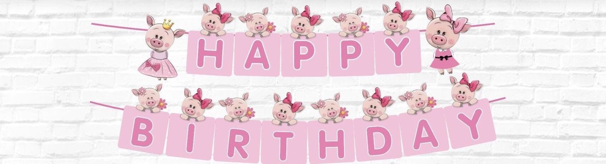 Bộ dây chữ Happybirthday kiểu mẫu mới đẹp trang trí sinh Nhật thôi nôi cho bé trai gái