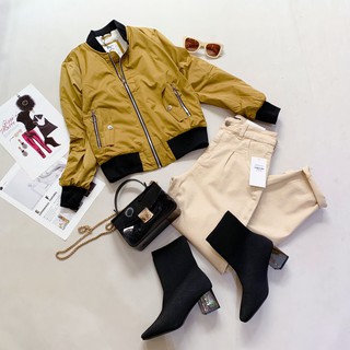 Áo bomber lót lông cừu