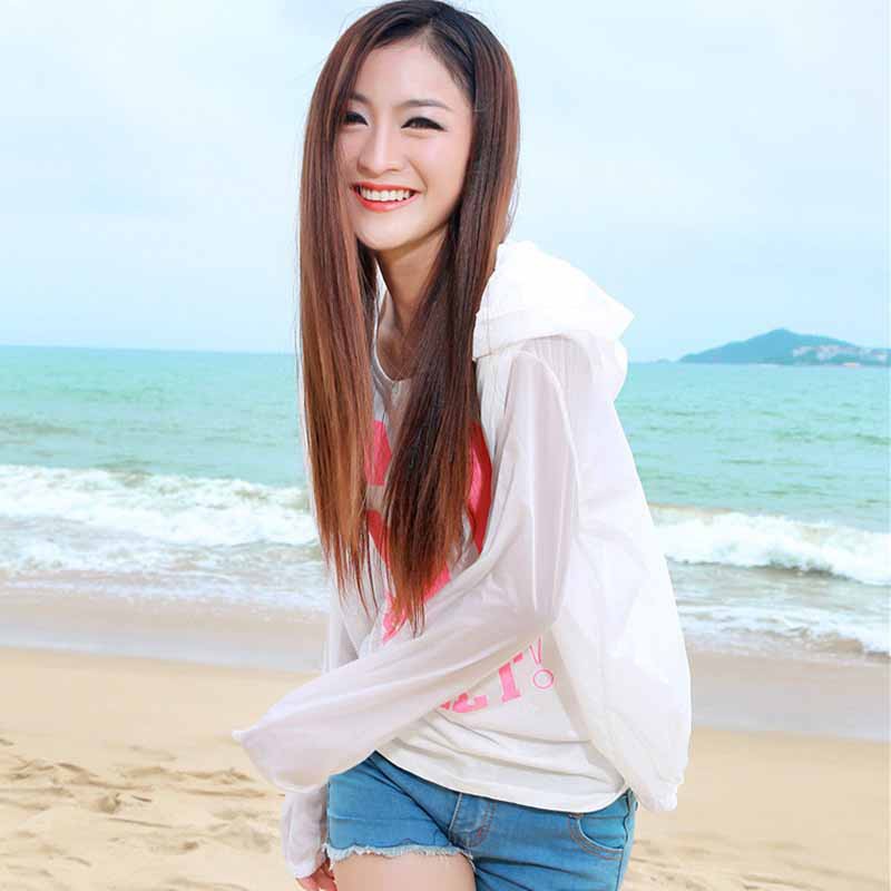 Áo Khoác Có Mũ Trùm Đầu Chống Tia UV Chống Nước Cho Nữ