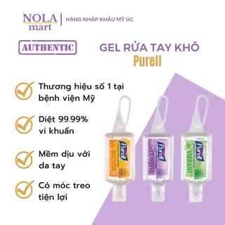 Gel rửa tay khô, nước rửa tay khô Purell kèm móc treo số 1 tại Mỹ diệt vi khuẩn mềm mại với da tay