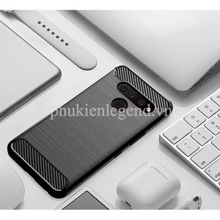 Ốp lưng chống sốc cho lg v50 thinq, lg v40, lg v60, lg velvet vân sợi carbon hiệu likgus rugger armor