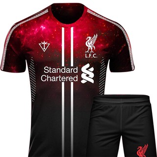 [Video thật] Bộ quần áo  đá bóng CLB Liverpool Galaxy 2019 [ Hot]