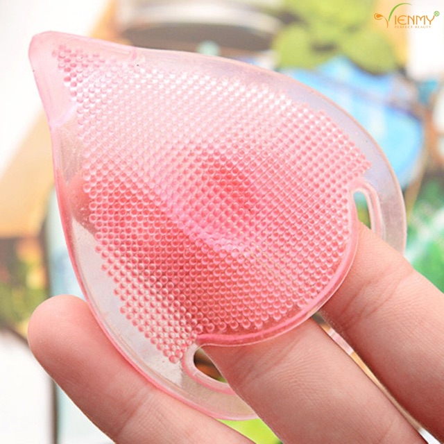Miếng rửa mặt silicon giọt nước