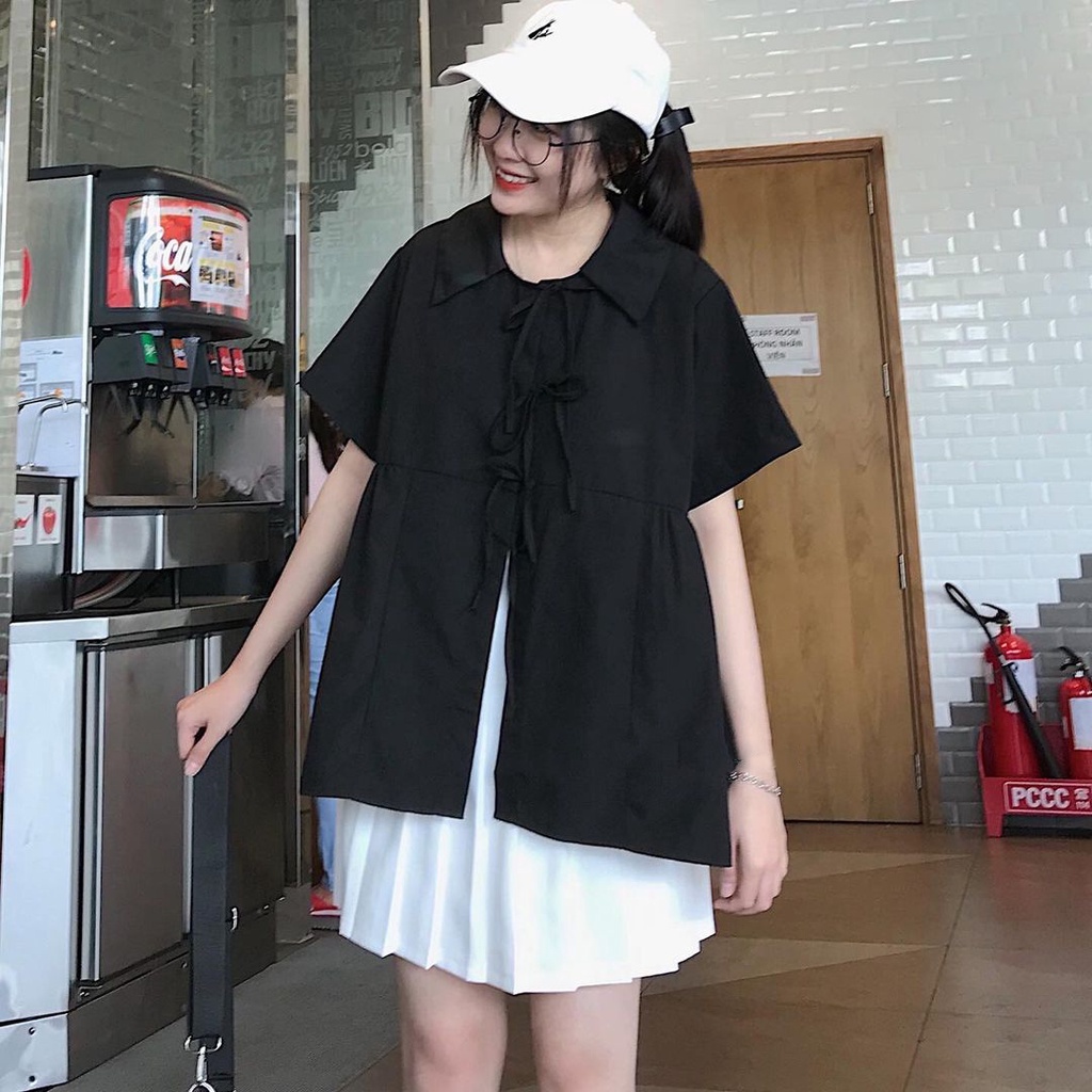 Chân Váy ngắn xếp li kate hàn dáng chữ A -3264 IAMC.Closet