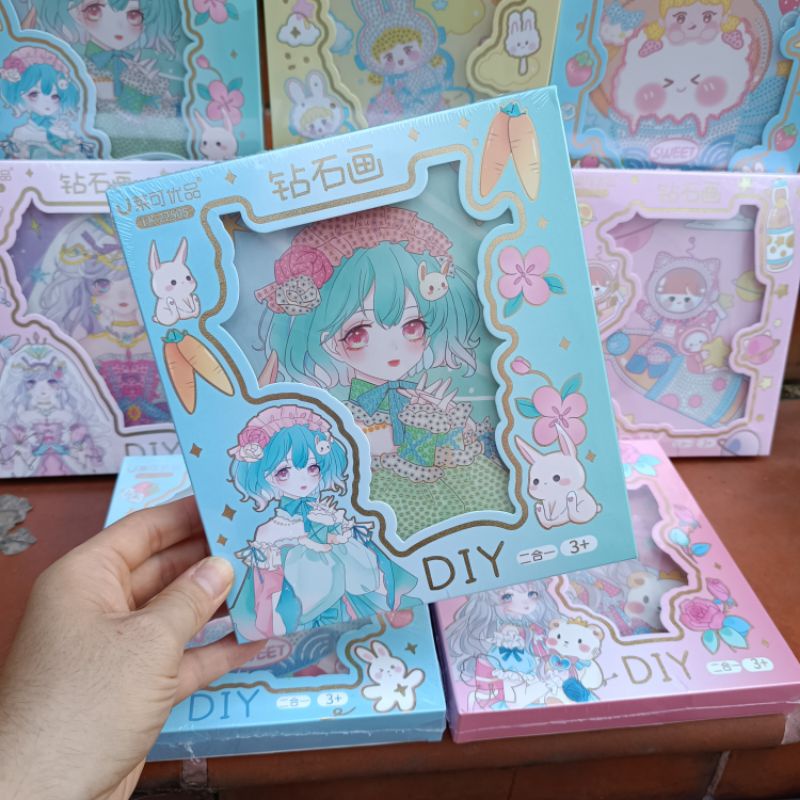 Tranh đính đá loại to ( giao hình ngẫu nhiên )