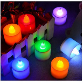 Hộp 24 đèn led hình nến trang trí sự kiện