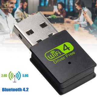 Usb wifi không dây băng tần kép nhận tín hiệu cho pc laptop