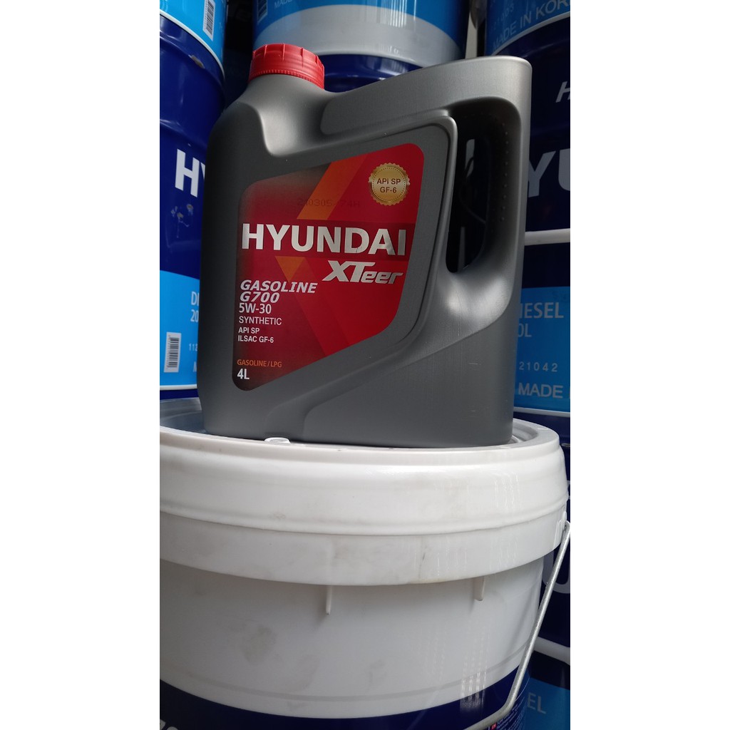 Nhớt ô tô máy xăng HYUNDAI XTEER Gasoline G700 5W30 4L