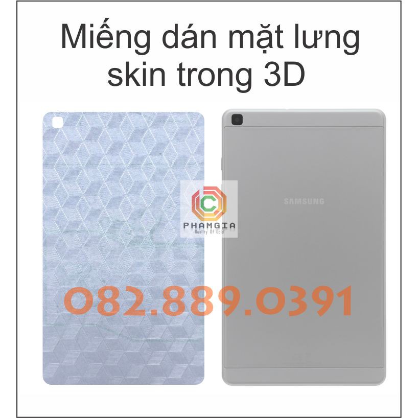 Dán PPF Samsung Galaxy Tab A8 8 inch mã T295 (2019) màn hình, mặt lưng, full lưng viền siêu bảo vệ