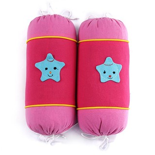 Combo 02 Gối Ôm Vỏ Đậu Xanh Cho Bé TH Bobo – Giúp Bé Ngủ ngon màu hồng