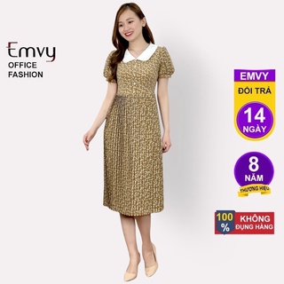 Đầm thiết kế dáng xòe chất liệu lụa mịn cao cấp B53 Emvy