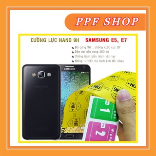 Kính cường lực dẻo nano 9H Samsung E5, E7