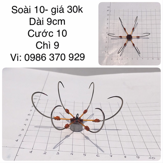 Lục soài 10- Lưỡi câu lục giá rẻ