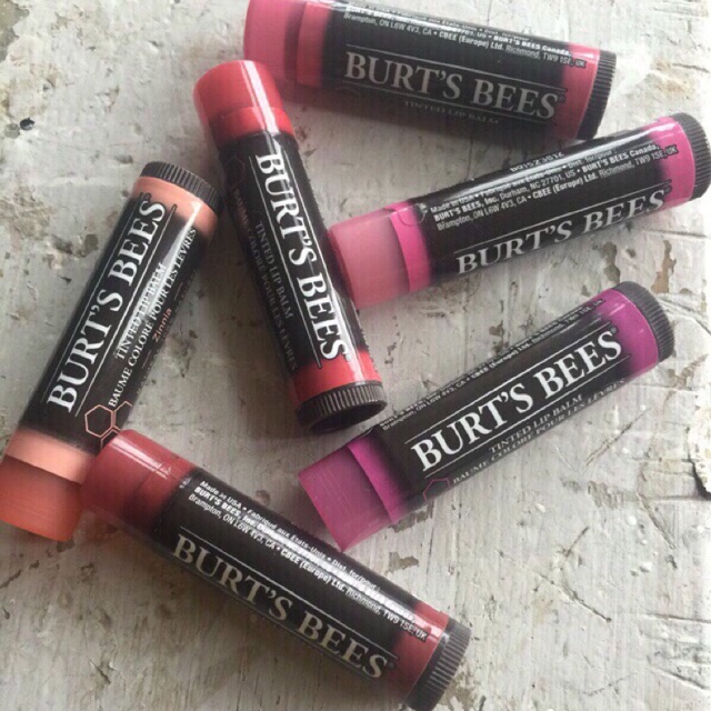 🌈Son dưỡng có màu BURT'S BEES Tinted Lip Balm - 100% thiên nhiên tuyệt đối 🌈