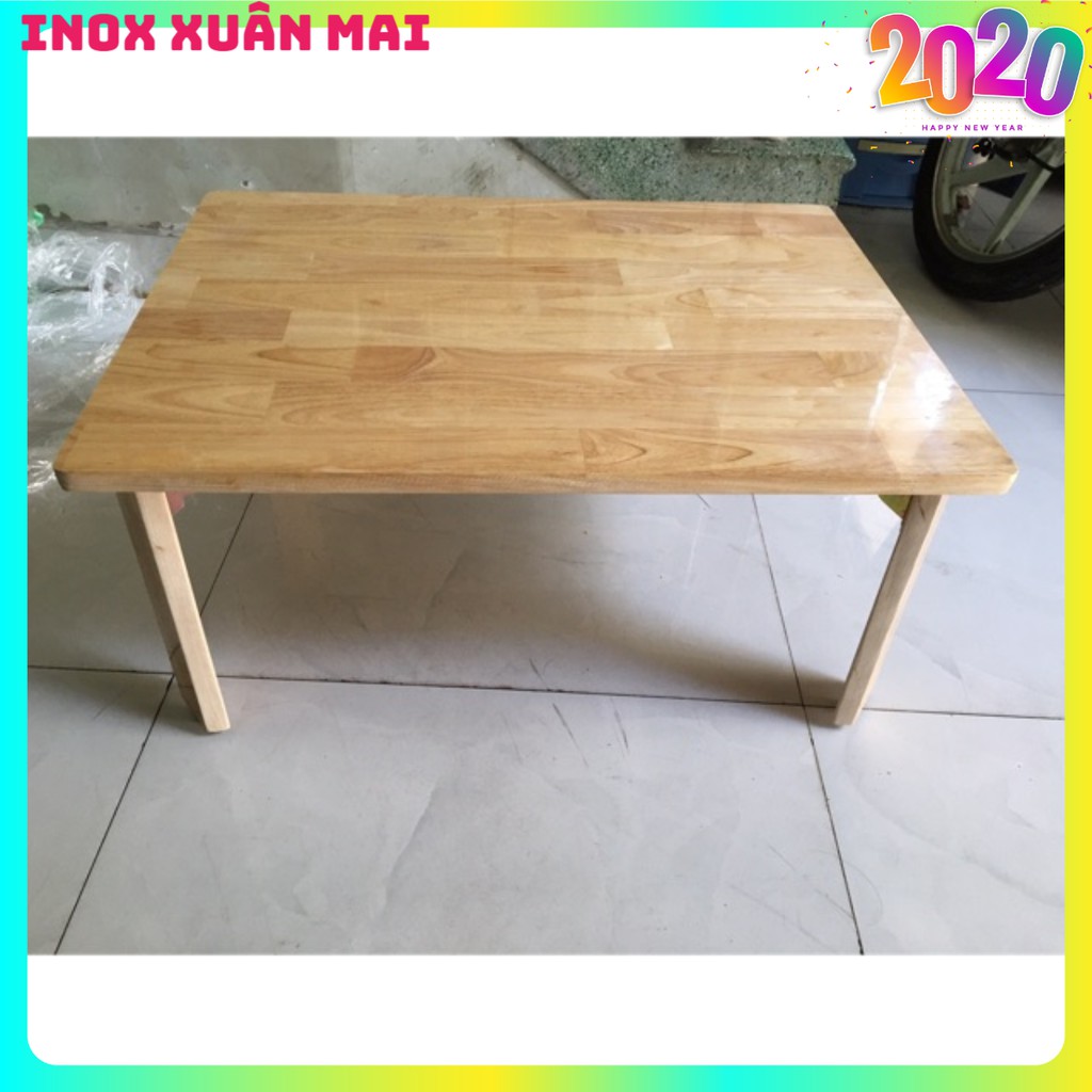 Bàn xếp gỗ cao su 50-70 cao 30cm