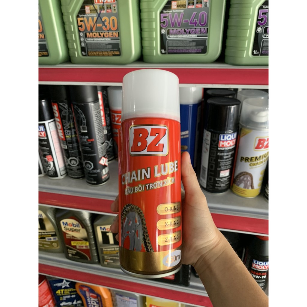 BZ CHAIN LUBE - CHAI XỊT DƯỠNG SÊN