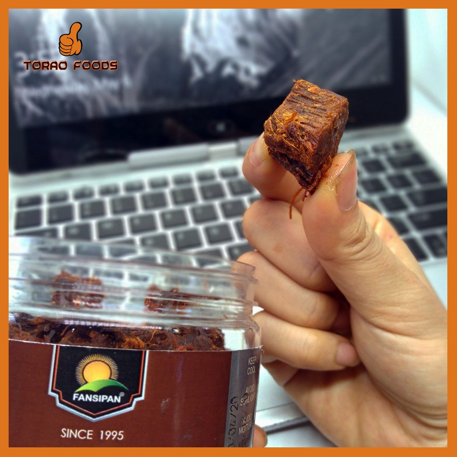 Khô bò viên mềm Fansipan hộp 200g, bò khô viên chuẩn bò loại 1 đảm bảo An toàn Vệ Sinh, Torao Foods - đồ ăn vặt ngon | BigBuy360 - bigbuy360.vn