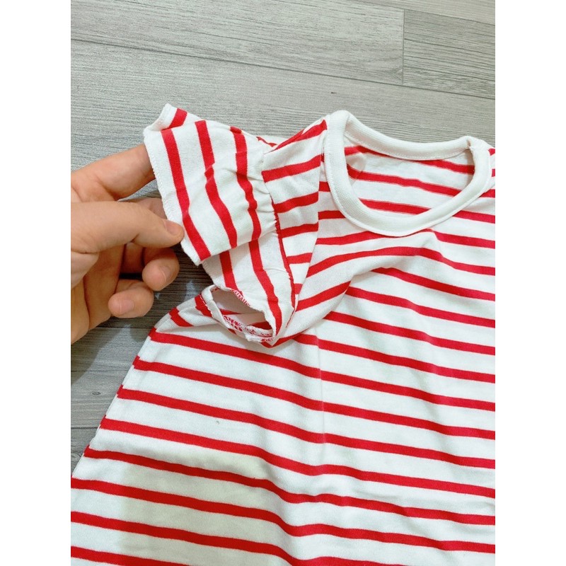 Áo váy bé gái xuất Nhật tay cánh tiên cực xinh