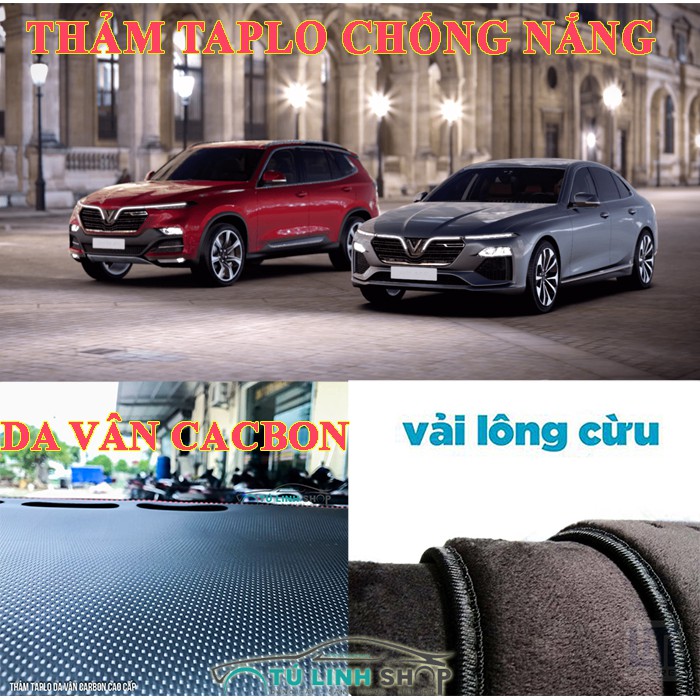 Thảm Taplo ô tô Vinfast Fadil, LUX, LUX SA nhung lông Cừu 3 lớp hoặc Da vân Cacbon | BigBuy360 - bigbuy360.vn