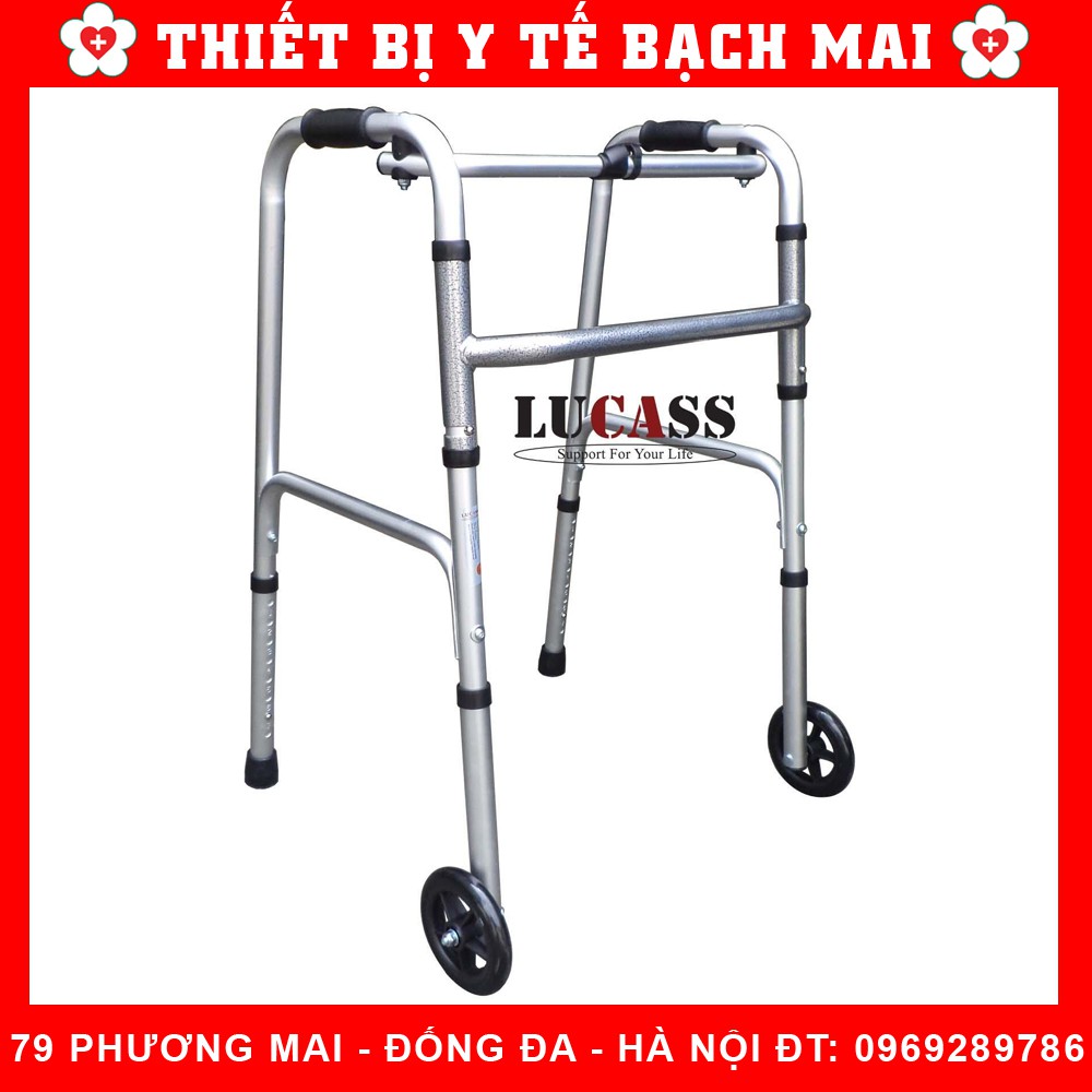 Khung Tập Đi Lucass WH47 [Hỗ Trợ Người Già Phục Hồi Chức Năng, Hợp Kim Nhôm Siêu Nhẹ]