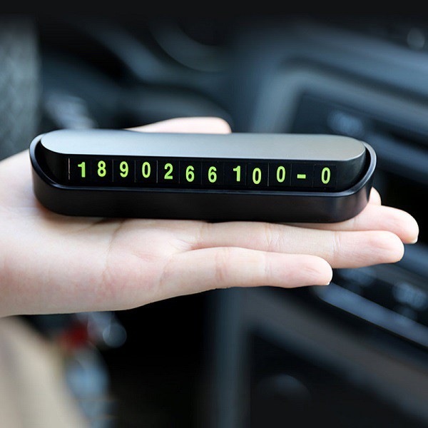 Bảng lưu số điện thoại đỗ xe trên ô tô tiện lợi - Hàng cao cấp nhựa nhám.
