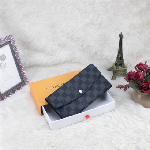 Ví cầm tay LV( sét ví đôi) kèm hộp