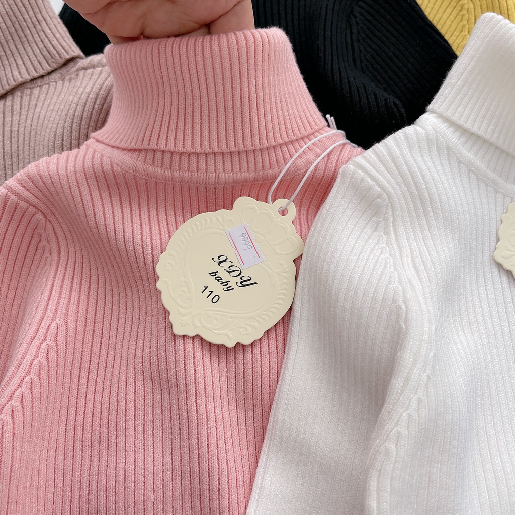 ÁO LEN CỔ CAO XUẤT HÀN CAO CẤP CHO BÉ AL6666