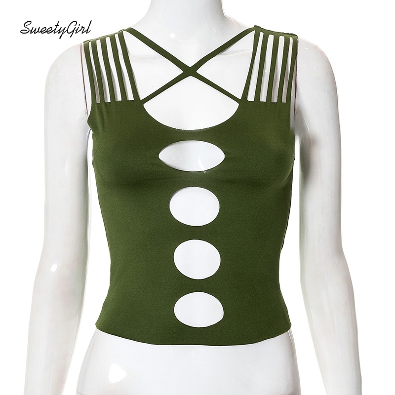 Áo Tank Top Hai Dây Màu Trơn 2022 Thời Trang Gợi Cảm Cho Nữ