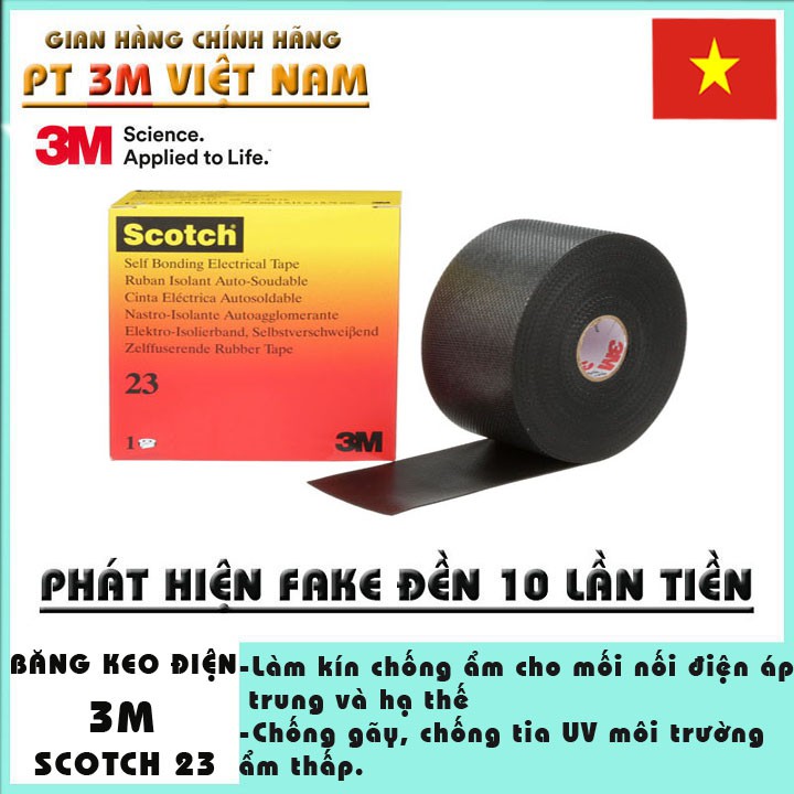 Băng keo điện 3m scotch 23