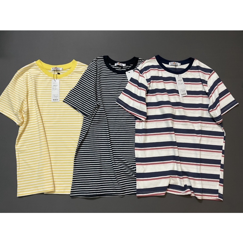 ÁO THUN SỌC TAY NGẮN