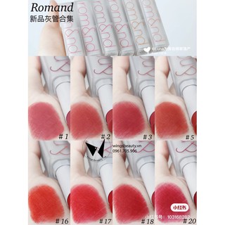 Son thỏi ROMAND Zero Matte Lipstick
