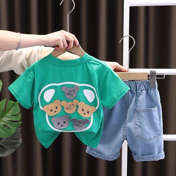 Bộ Hè Bộ Quần Áo Boo Cộc Tay Cho Bé Từ 7Kg Đến 34Kg Thời Trang Trẻ Em Ken Store (Bán Riêng Quần Và Áo)