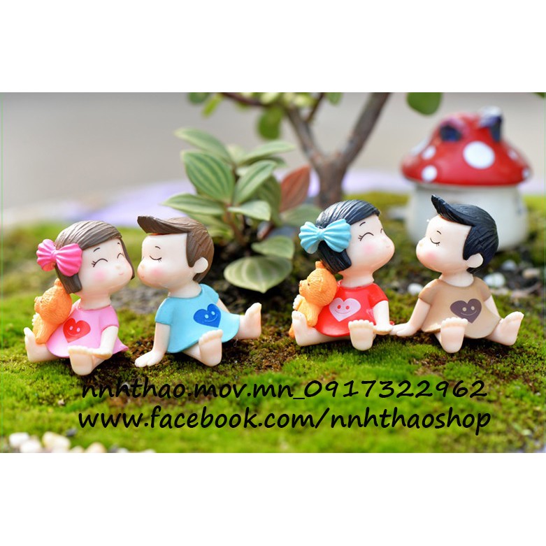 Tượng chibi trang trí mô hình, tiểu cảnh