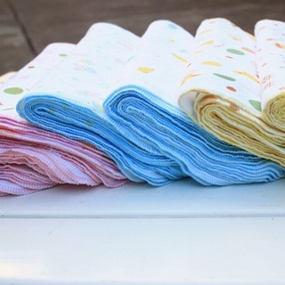 Set 10 khăn sữa họa tiết cho bé