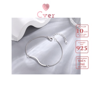 Lắc tay bạc Cver Silver S925 thiết kế sóng nước nhẹ nhàng, nữ tính LT-C48