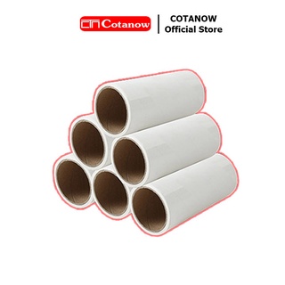 6 Cuộn Lõi Lăn Bụi 10cm Thanh Lăn Bụi Quần Áo Siêu Dính COTANOW