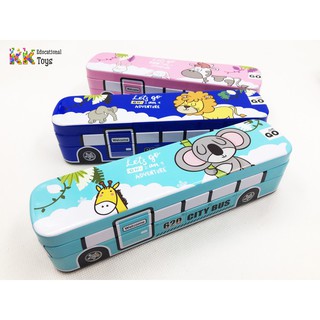 Đồ dùng học sinh: Hộp đựng bút mô hình xe buýt 2 tầng - City Bus - KKstore