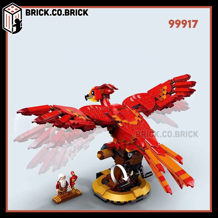 Xếp Hình Chim Phượng Hoàng Lửa Fawkes Mô hình Đồ chơi Dumbledore's Phoenix Harry Potter 99917