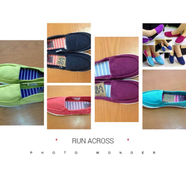 Combo 3 đôi giầy slip on giá 200k