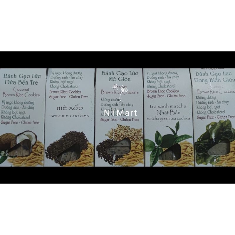 Bánh gạo lức Bà Tích NTmart