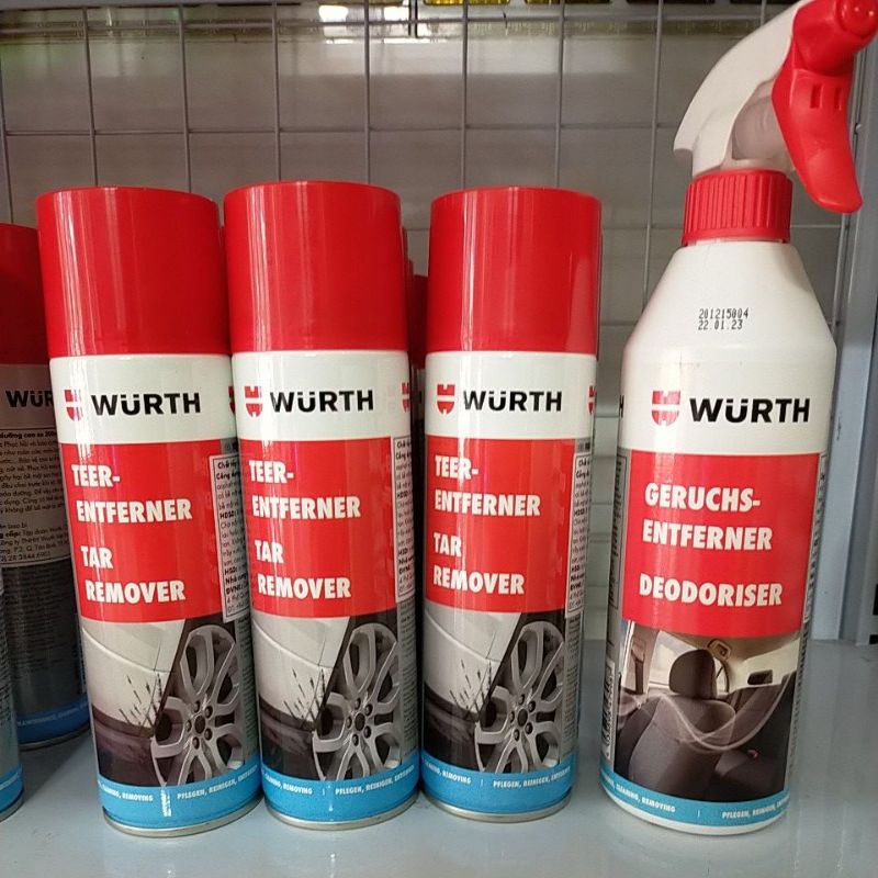 Chai tẩy nhựa đường 300ml thương hiệu Wurth từ đức