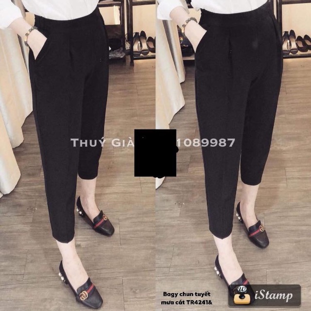 Quần baggy cạp chun - TR