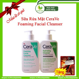 Sữa Rửa Mặt CERAVE Foaming Facial Cleanser 355ml - Chính Hãng